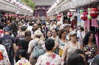 Le retour des touristes au sortir de la pandémie a contribué au rétablissement marqué de l'économie nippone. (archive)